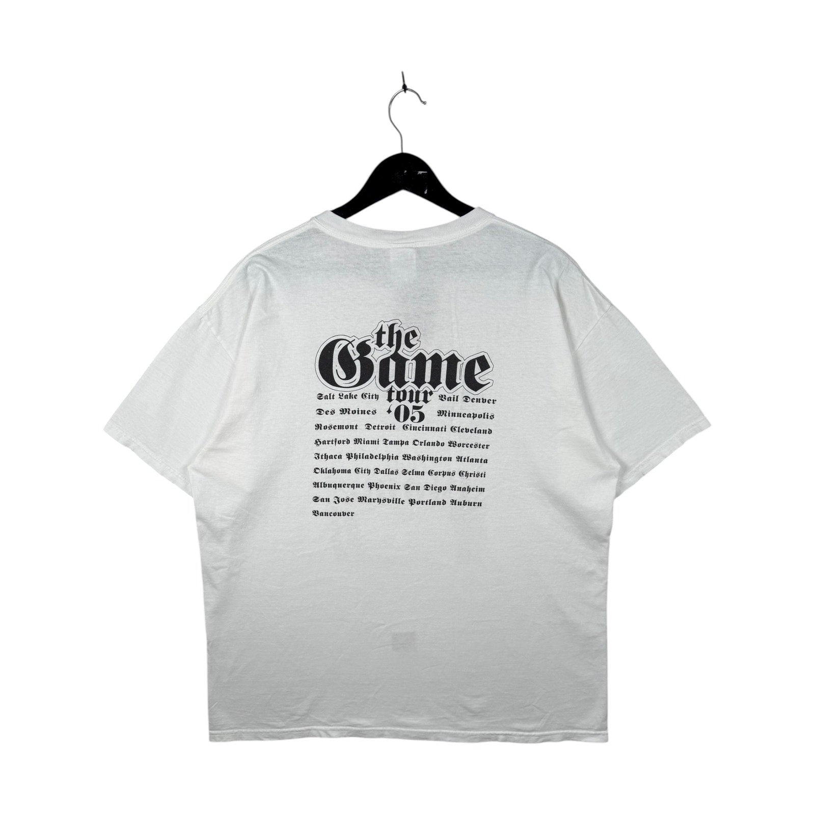 Vintage The Game Tour Rap Hip-Hop T-Shirt