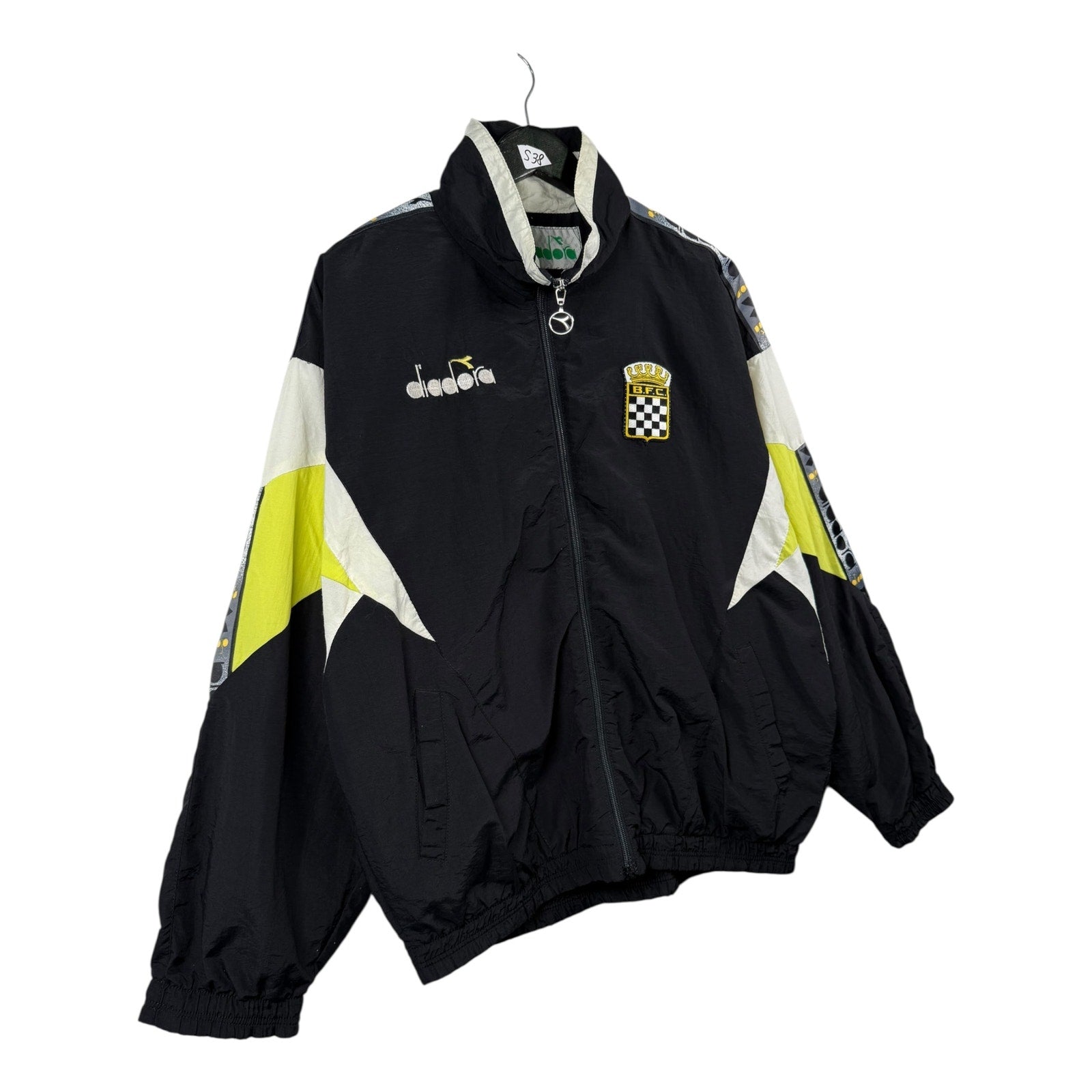 Vintage Diadora B.F.C. Soccer Windbreaker 90s