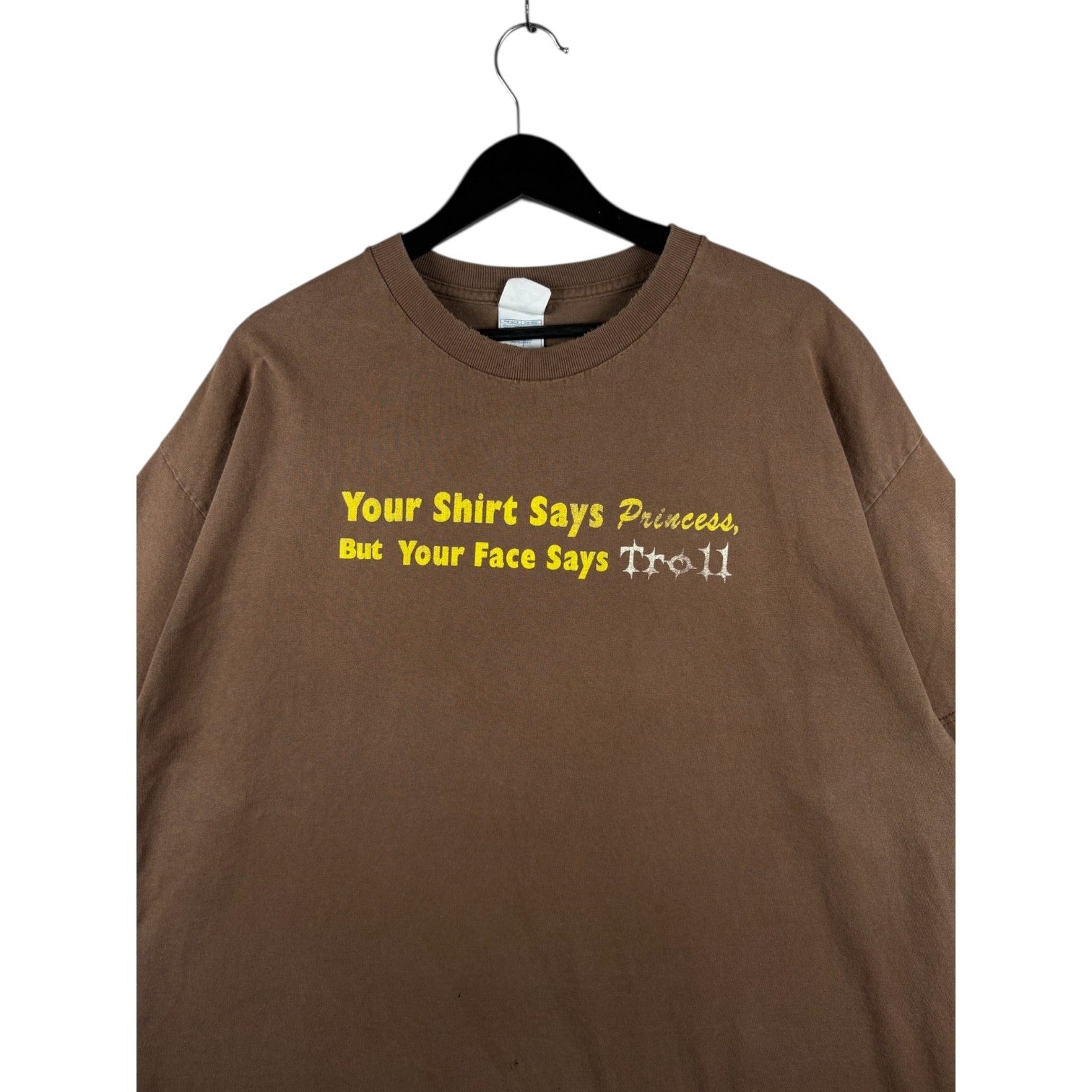 Vintage Humor Print T-Shirt