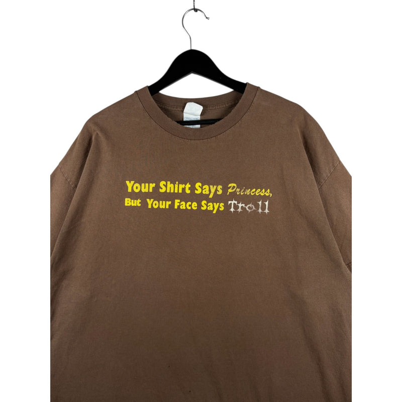 Vintage Humor Print T-Shirt