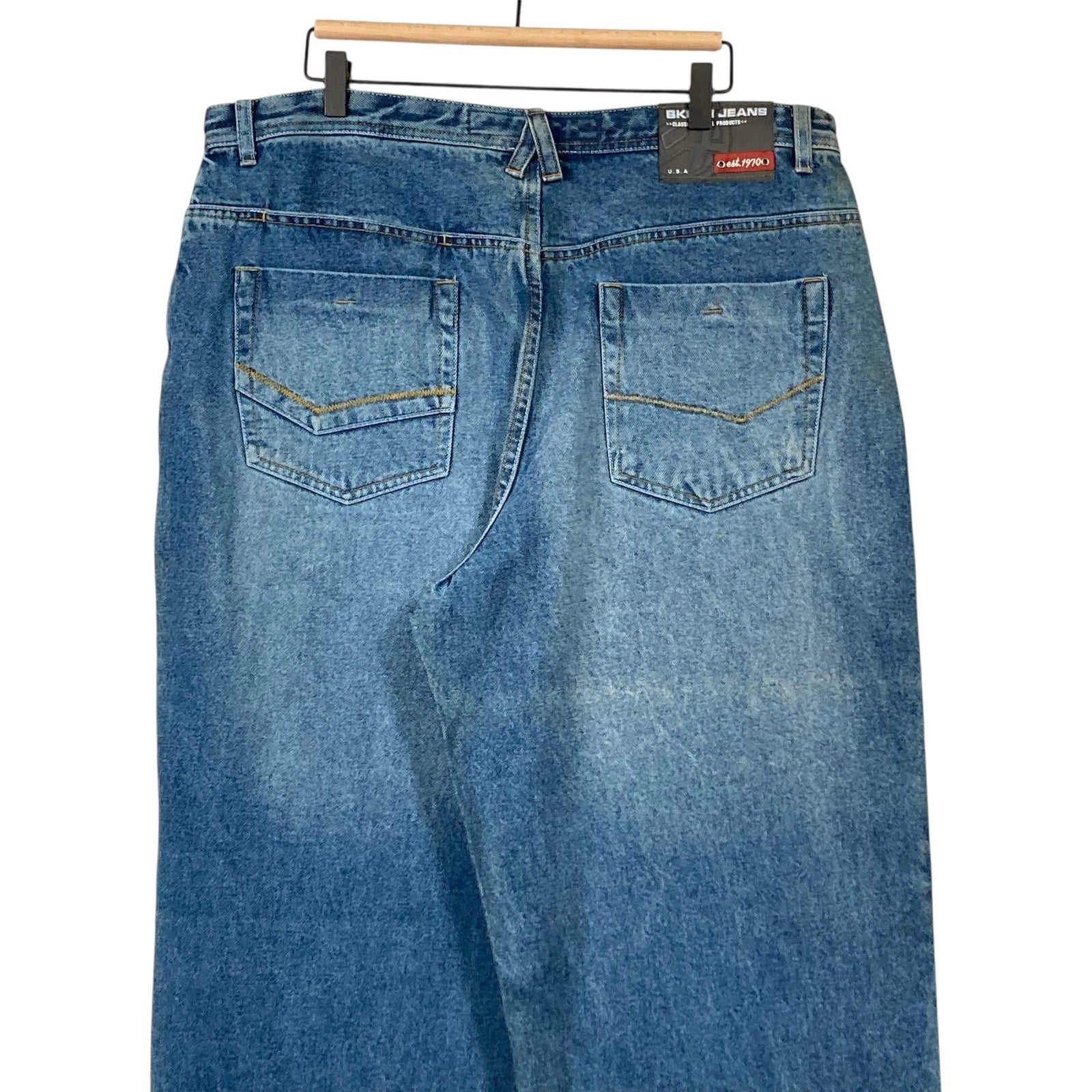 Vintage BKLYN Jeans Straight Leg Denim Jeans 38 x 35