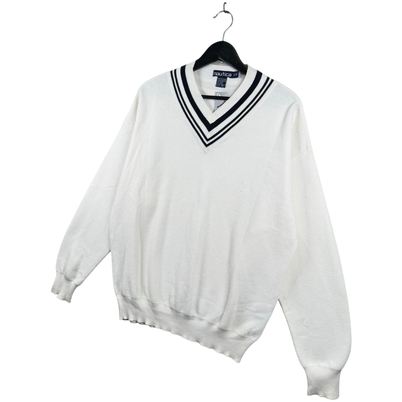 Vintage Nautica V-Neck Pullover Crewneck