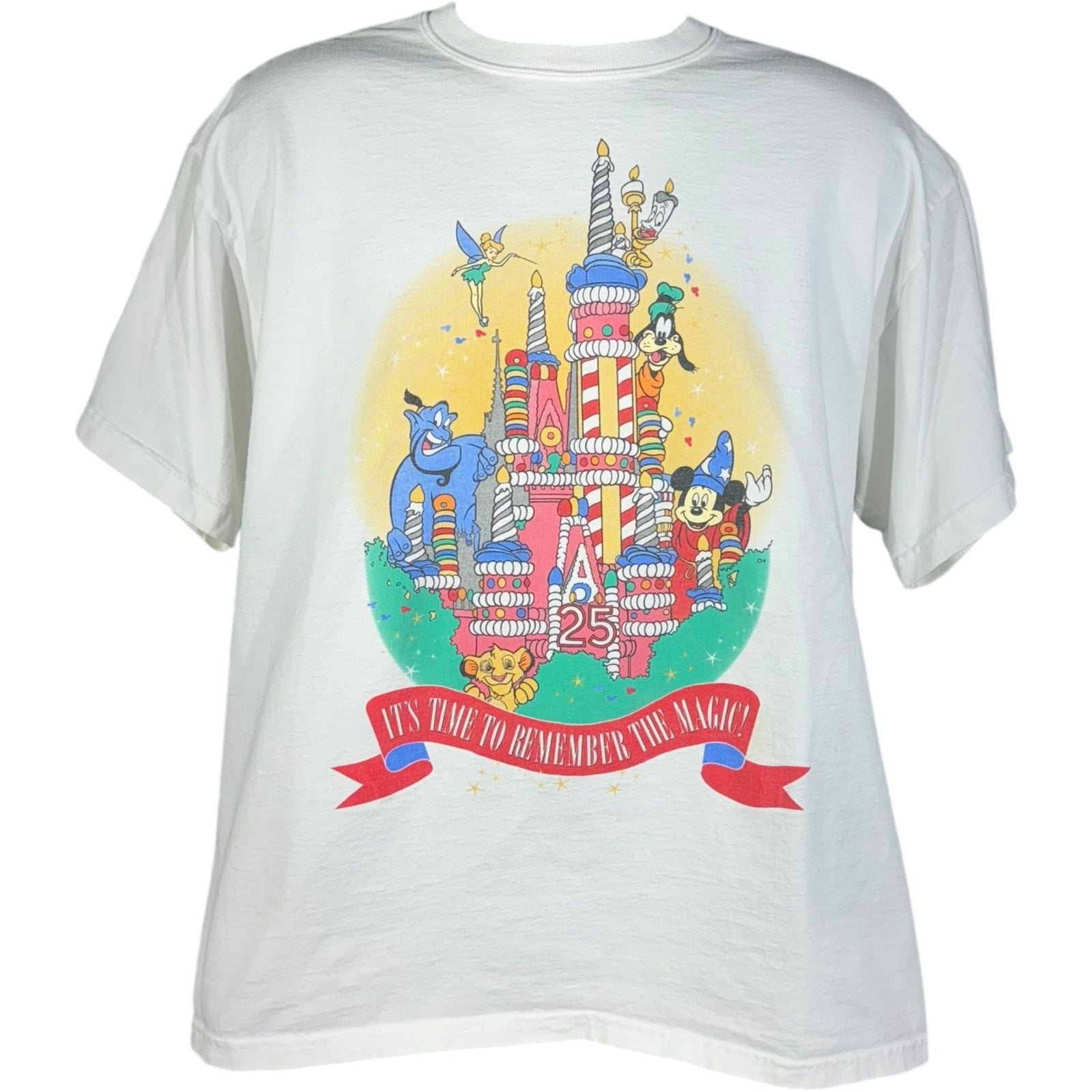 Fashion Vintage Walt Disney World 25th Annivesary Shirt