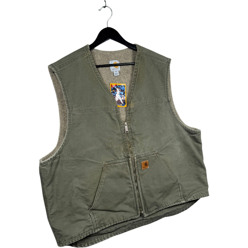Vintage Carhartt Sherpa Lined Workwear Vest