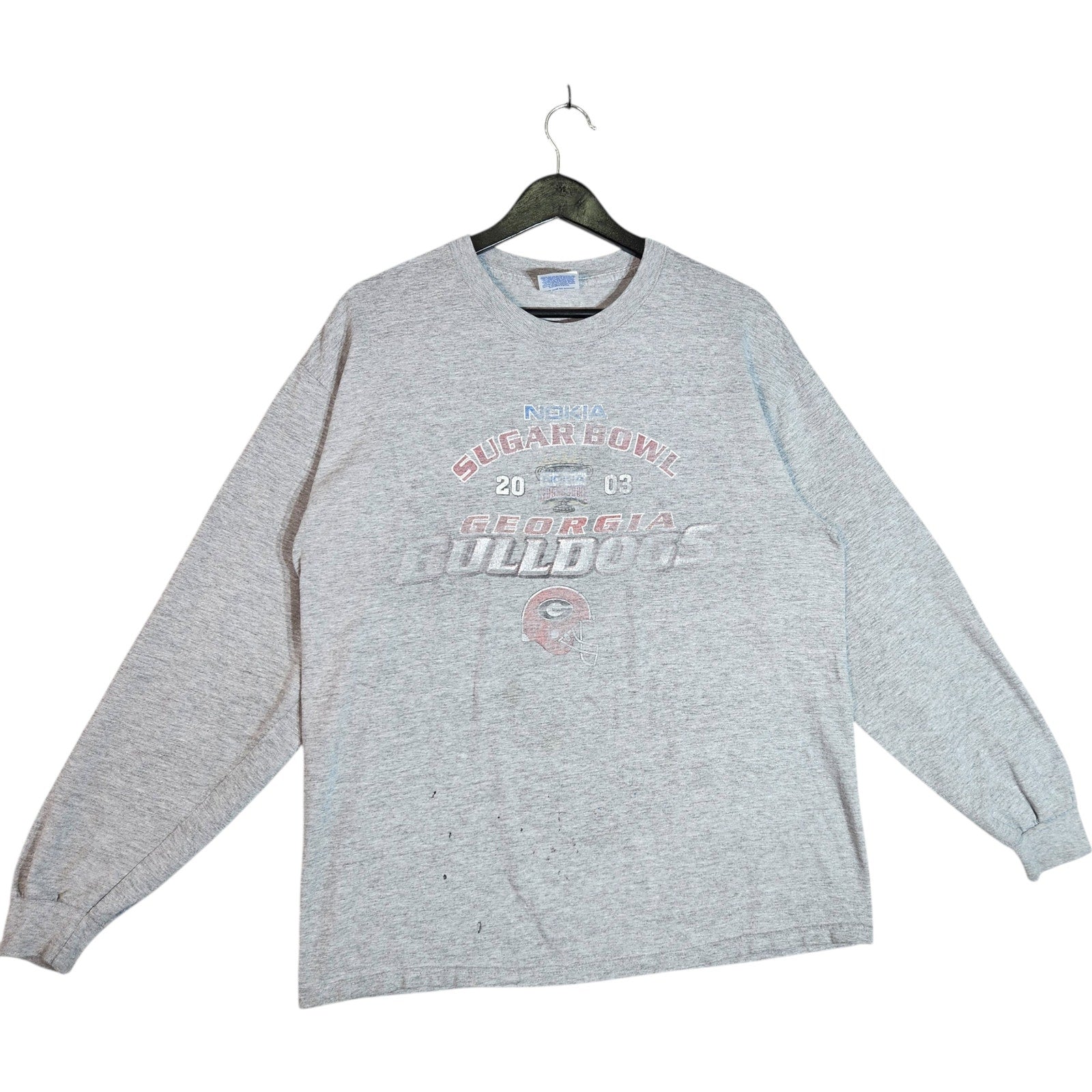 Vintage 2003 Sugar Bowl Bulldogs Long Sleeve
