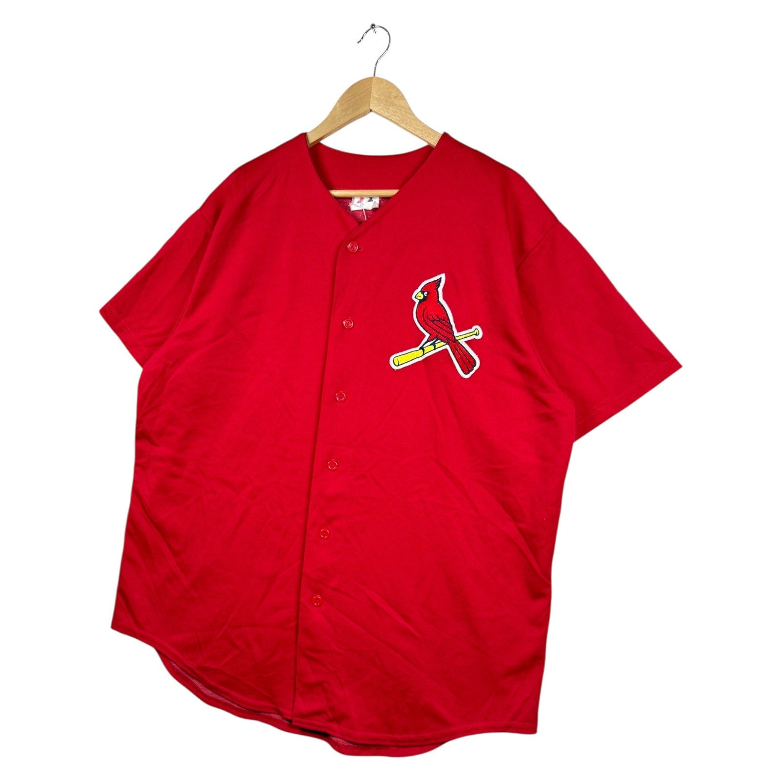 Vintage Majestic St. Louis Cardinals MLB Button Up Jersey
