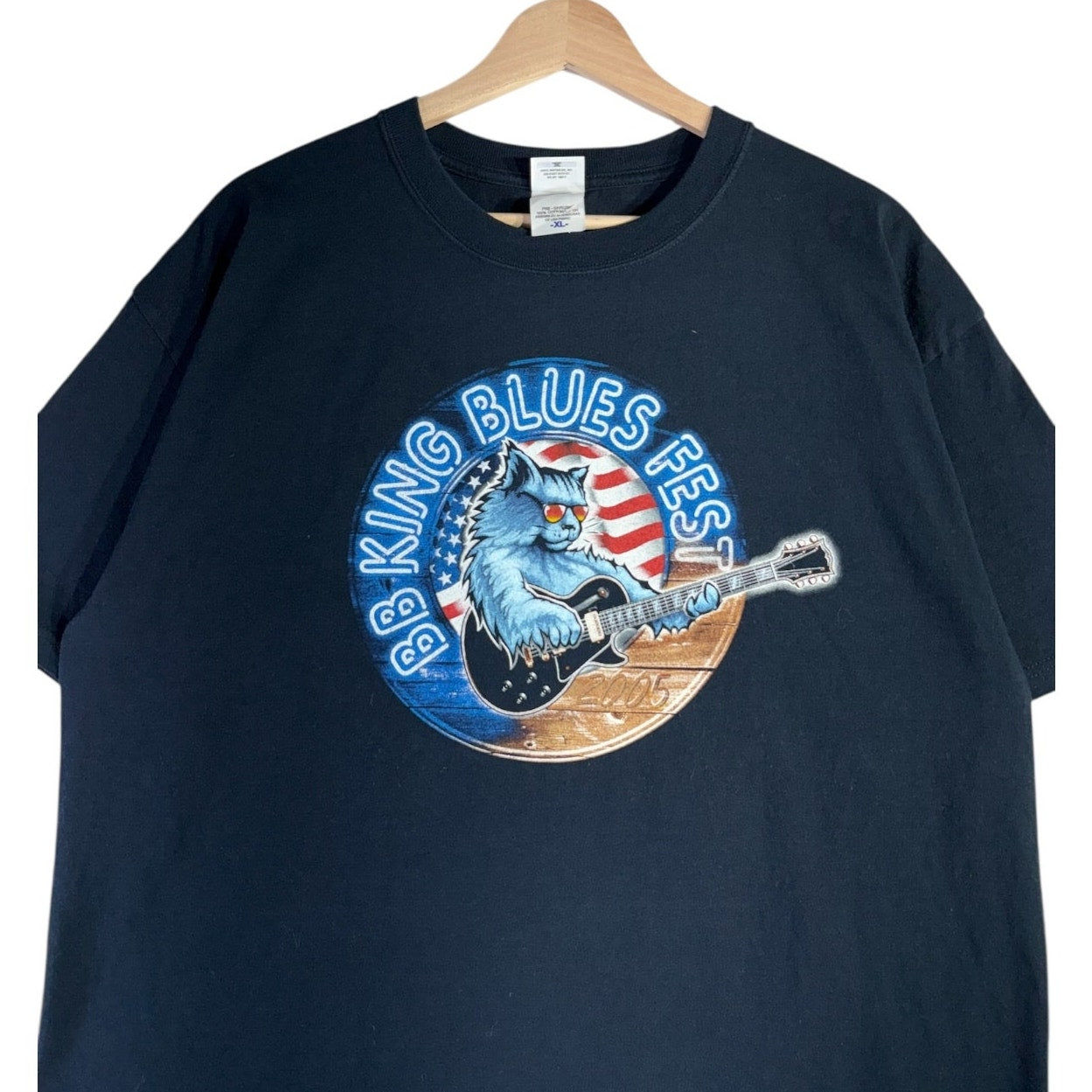 Vintage BB King Blues Fest Guitar Animal T-Shirt