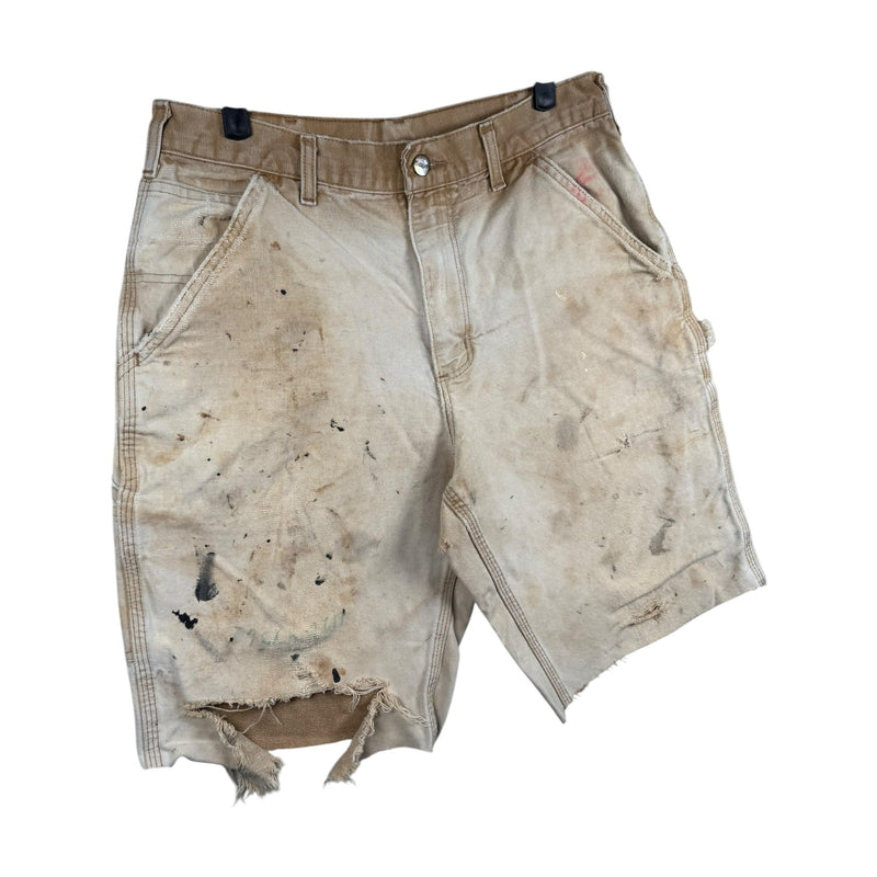 Vintage Carhartt Distressed Tattered Cargo Shorts 32