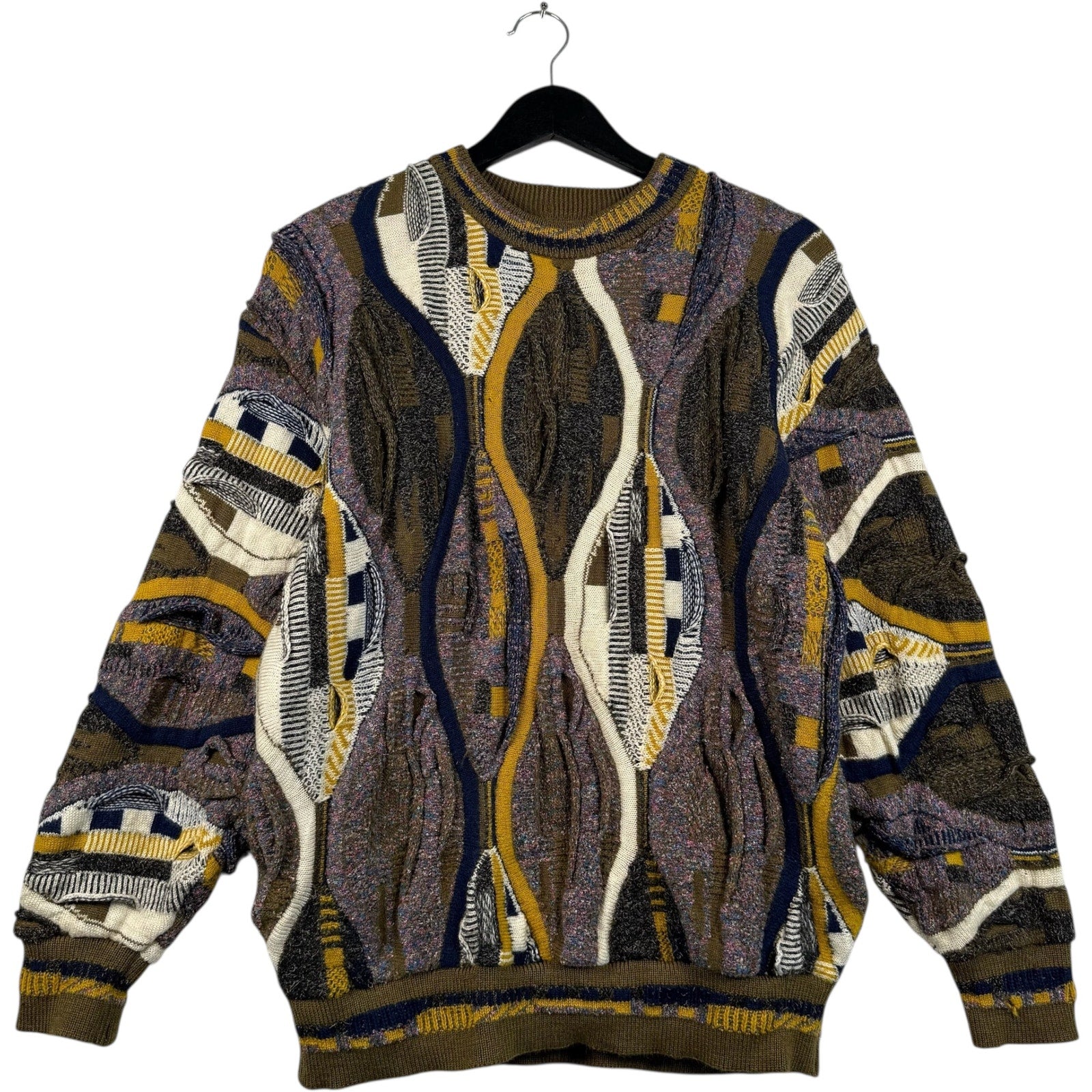 Vintage Coogi 3D Knit Textured Sweater