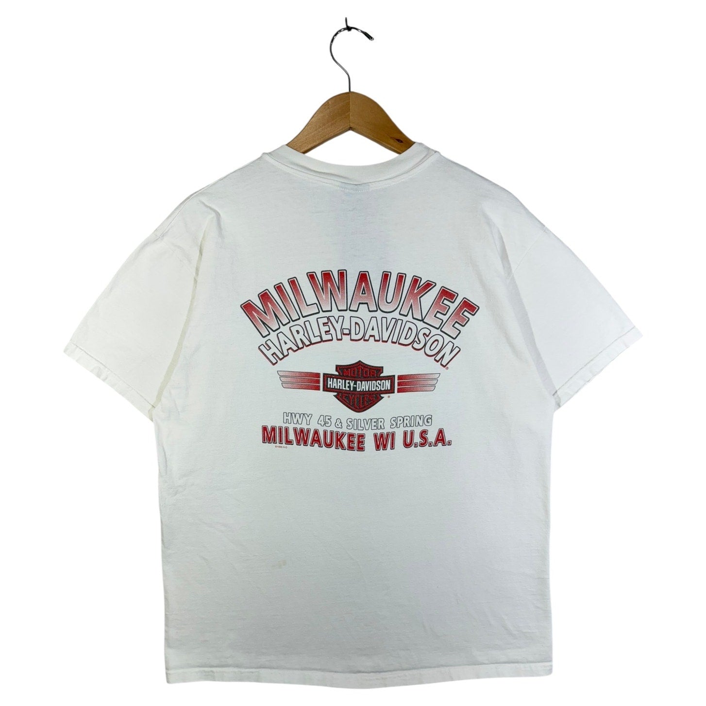 Vintage Harley Davidson Milwaukee Wisconsin Dealer T-Shirt