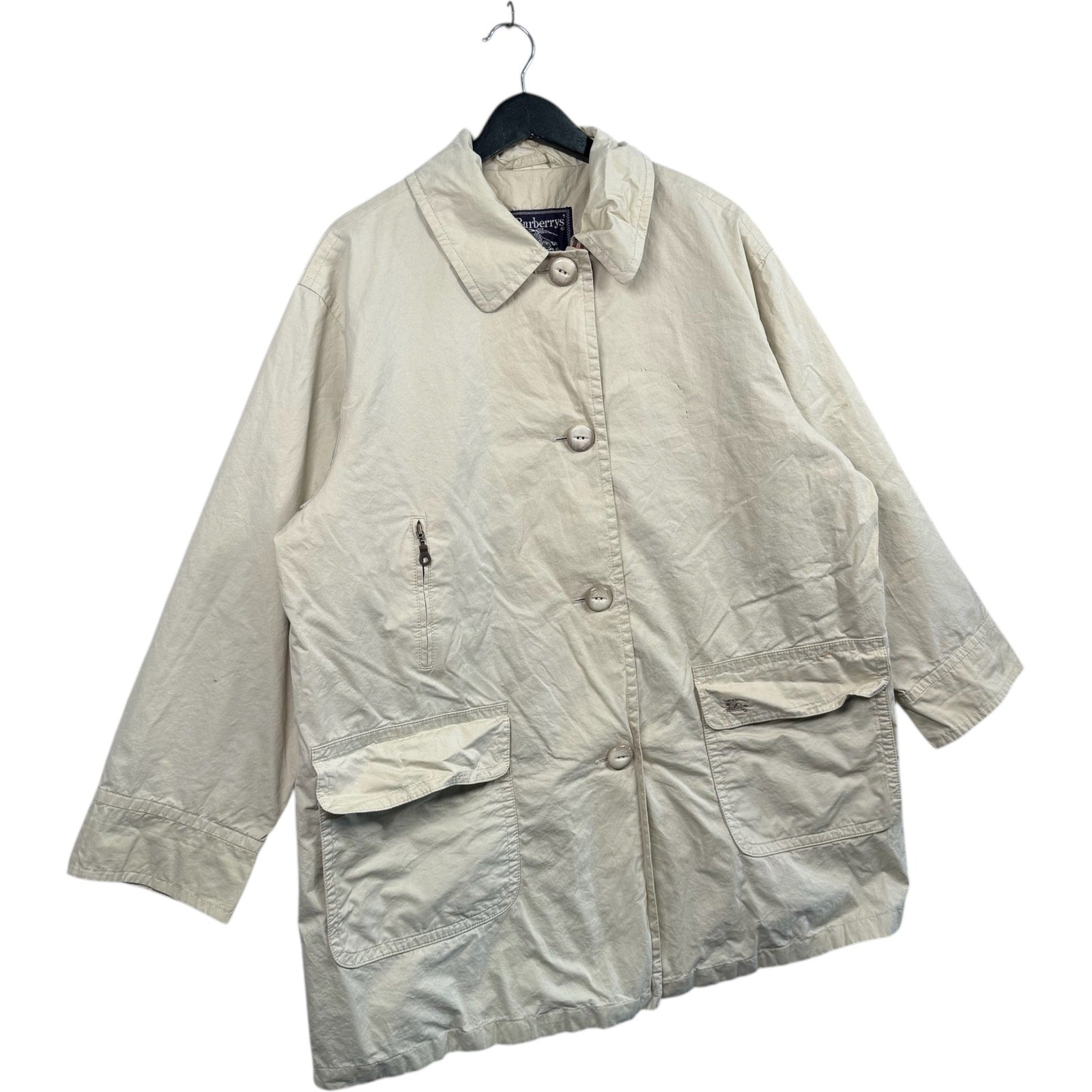 Vintage Burberry Button Up Jacket