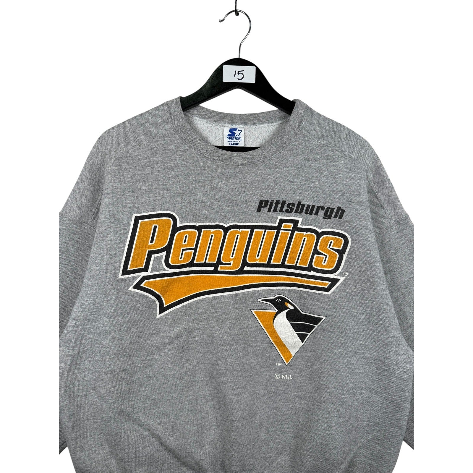 Vintage Starter Pittsburgh Penguins NHL Hockey Sweatshirt