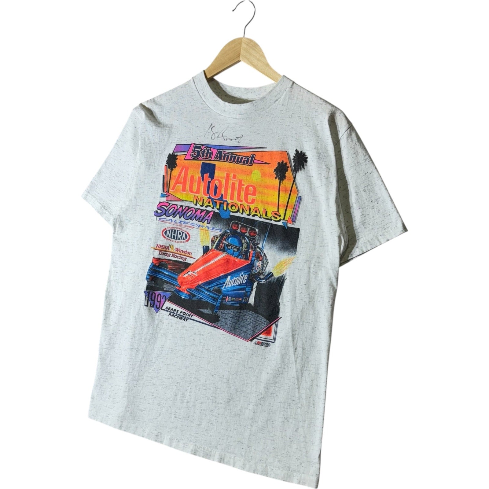 Vintage 5th Annual Autolite Nationals Tee 1992