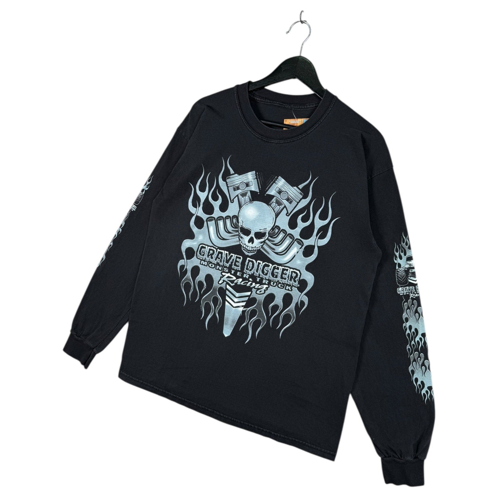 Vintage Grave Digger Monster Truck Racing Long Sleeve T-Shirt