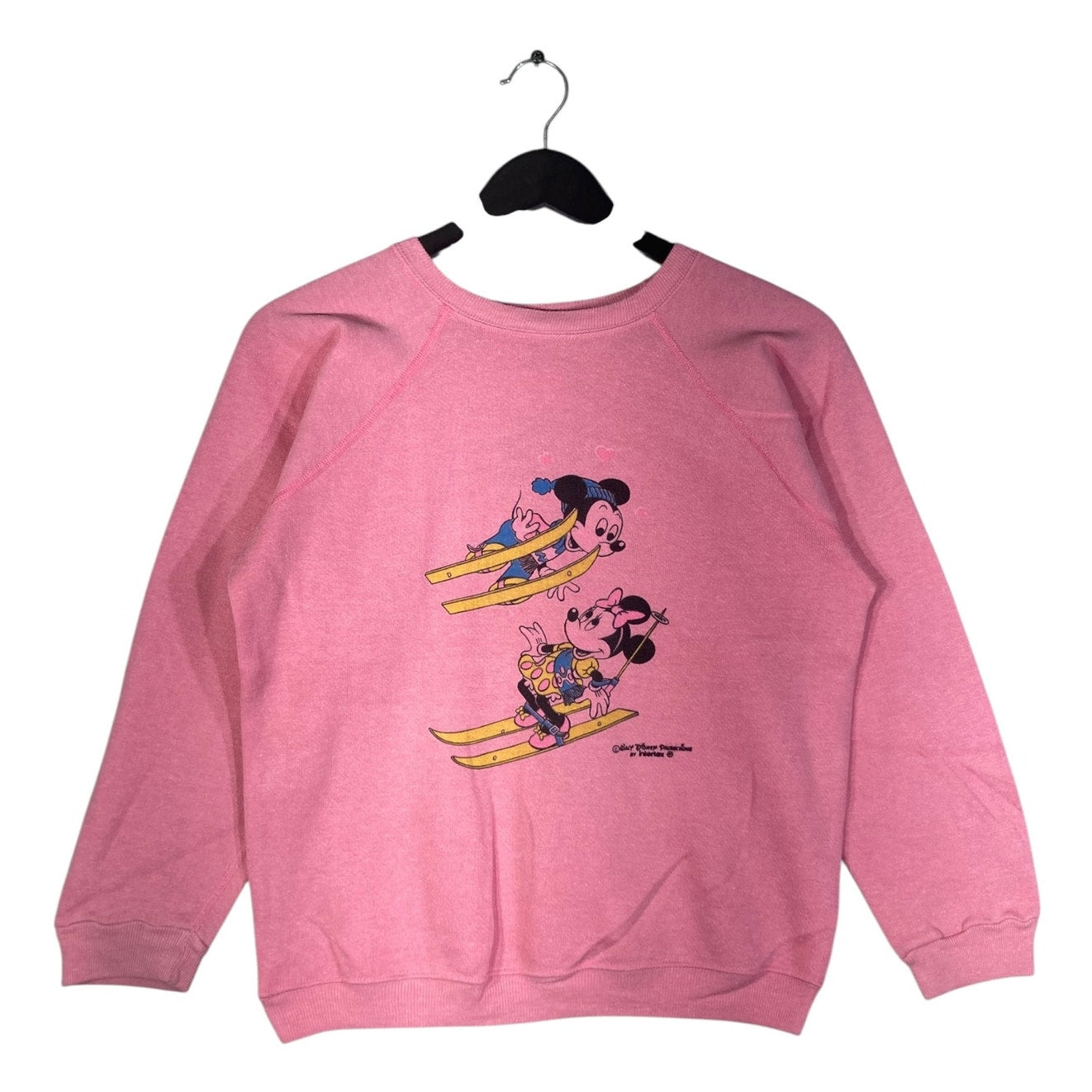Vintage Disney Mickey & Minnie Mouse Skiing Crewneck