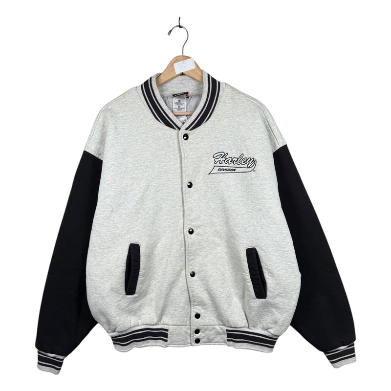 Vintage Harley Davidson Two Tone Varsity Jacket
