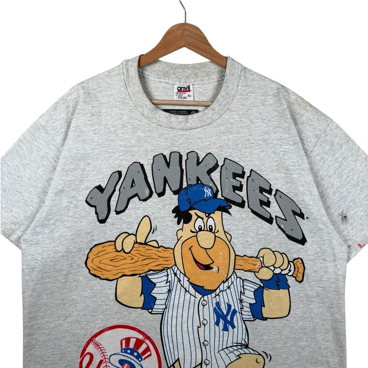 Vintage New York Yankees Fred Flintstone MLB T-Shirt