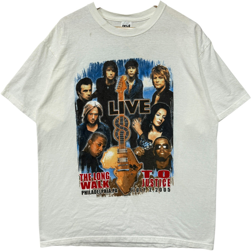 Vintage The Long Walk To Justice Artists' Benefit Concert Tee