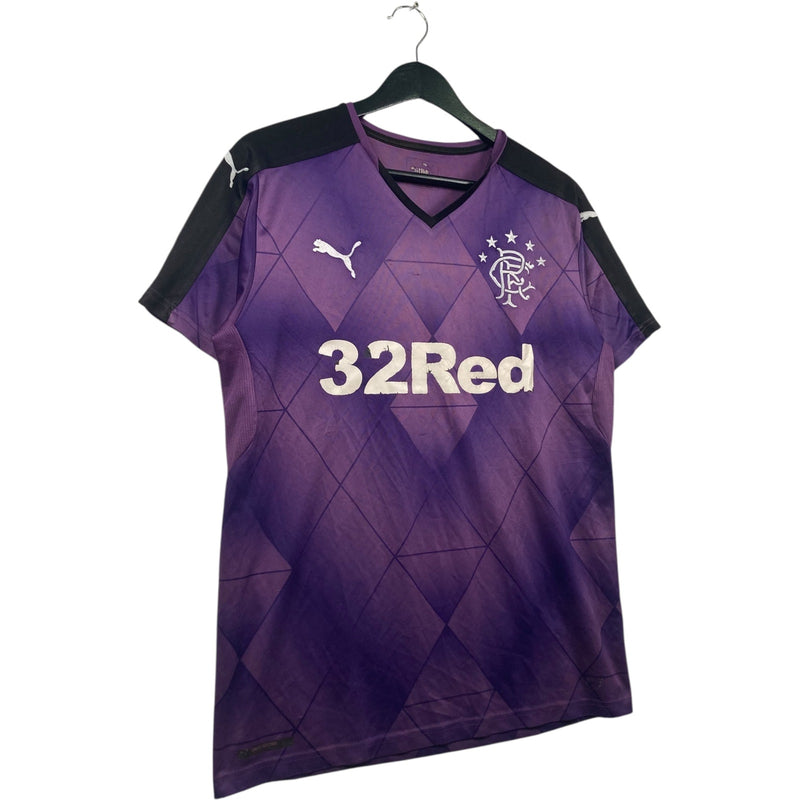 Vintage Puma Rangers FC 32Red Soccer Jersey