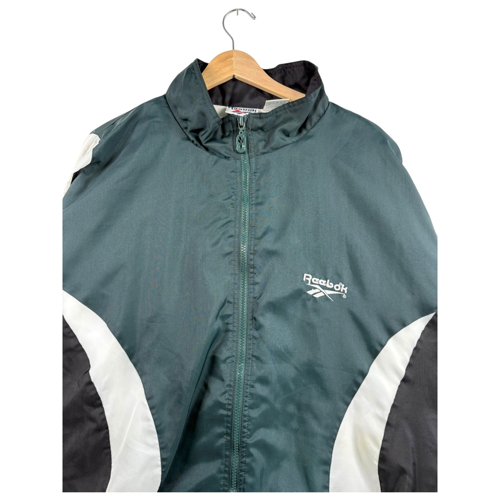 Vintage Reebok Full Zip High Neck Windbreaker