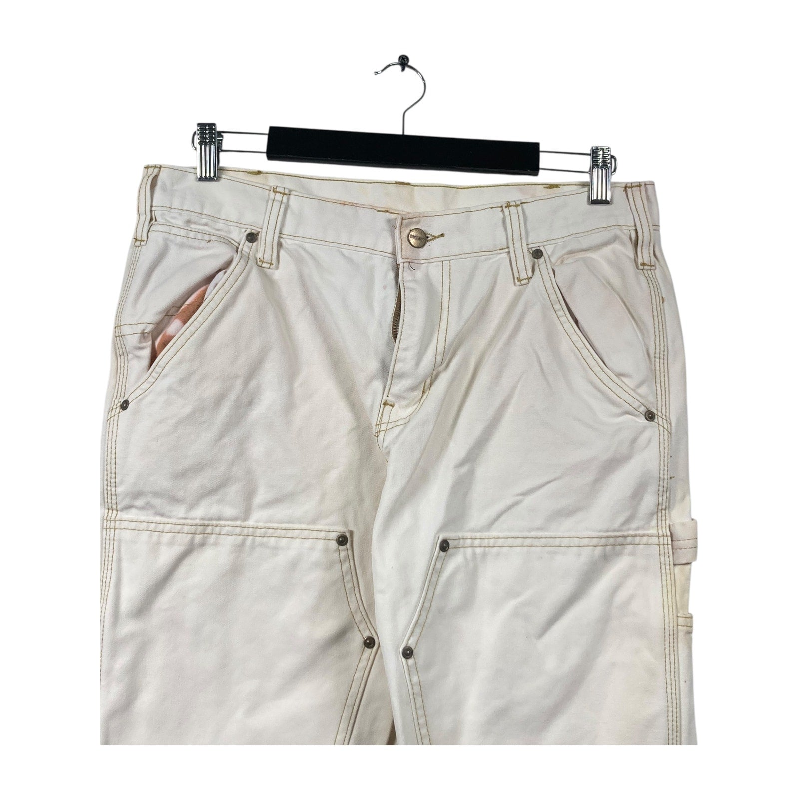 Vintage Carhartt Utility Pockets Cut-out Cargo Shorts 34