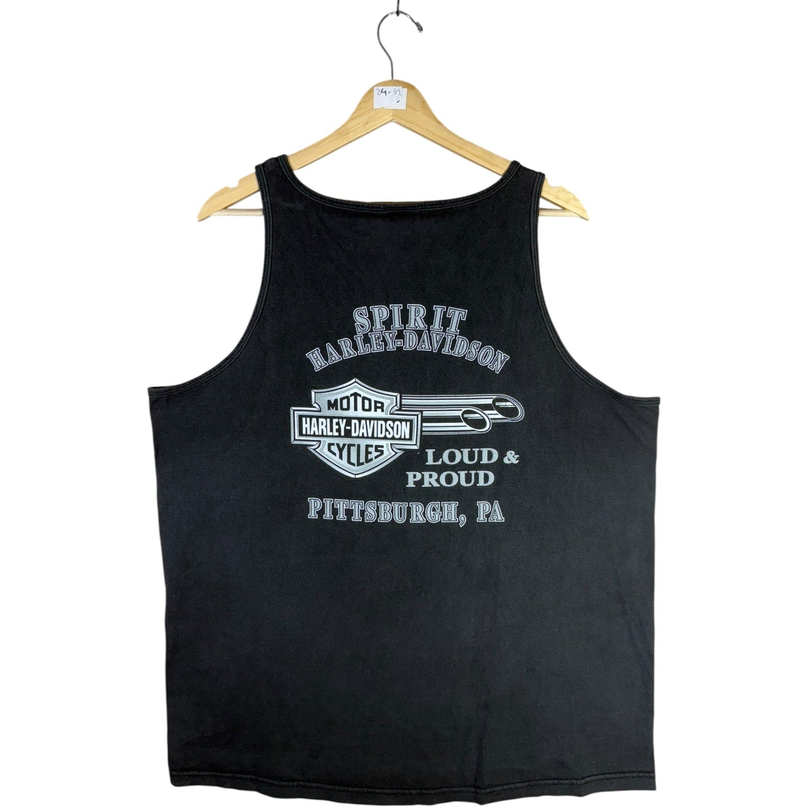 Vintage Harley-Davidson Motorcycles Spirit Pittsburgh PA Tank Top
