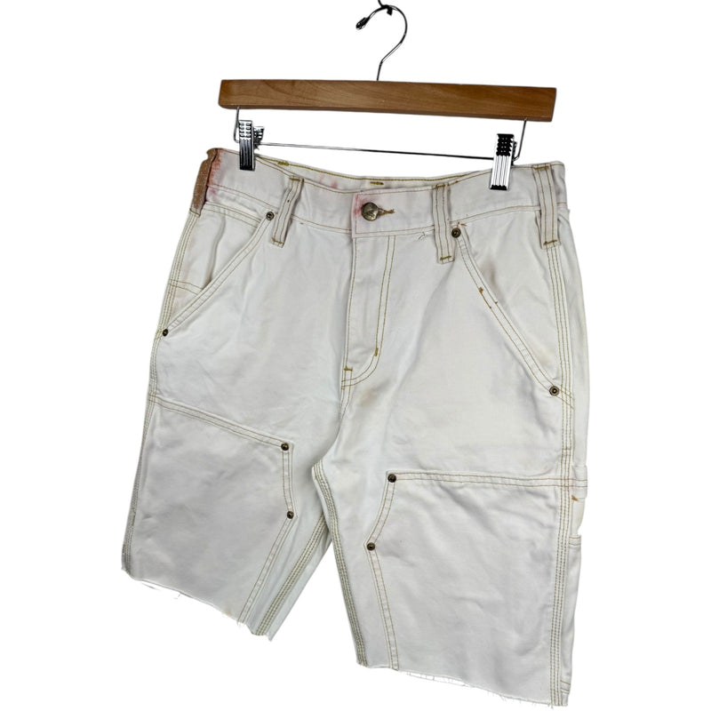 Vintage Carhartt Utility Cargo Denim Shorts 32