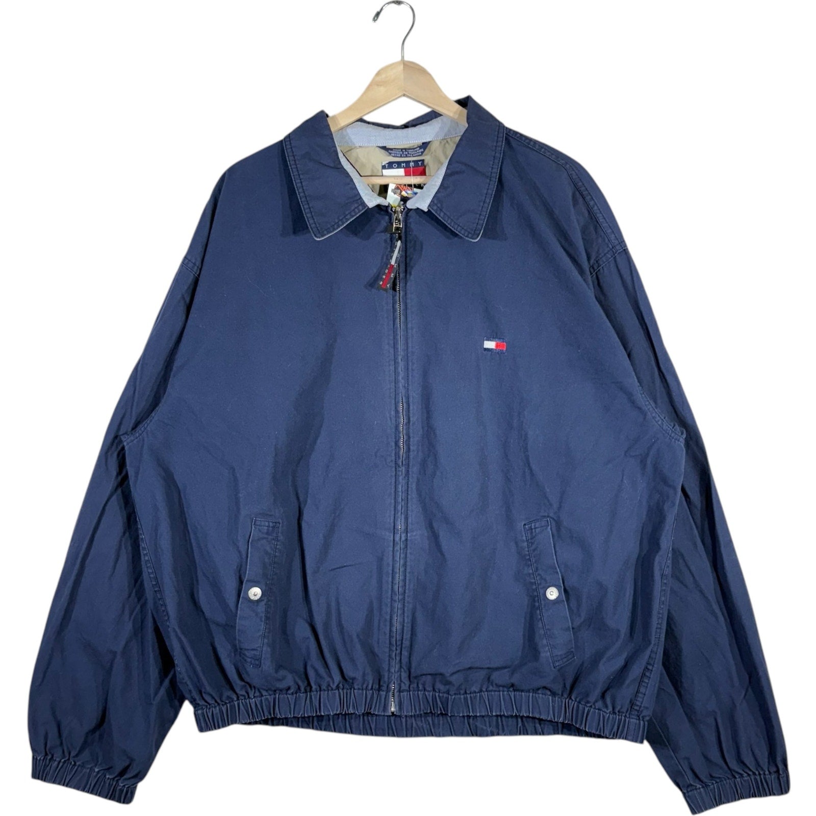 Vintage Tommy Hilfiger Full Zip Collared Bomber Jacket