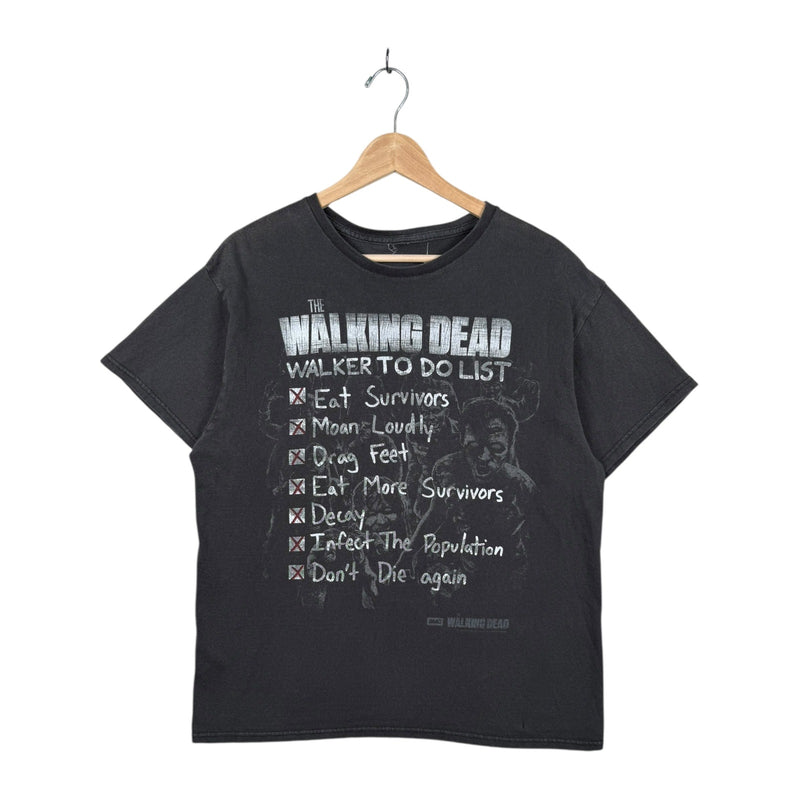 Vintage The Walking Dead Walker To Do List T-Shirt