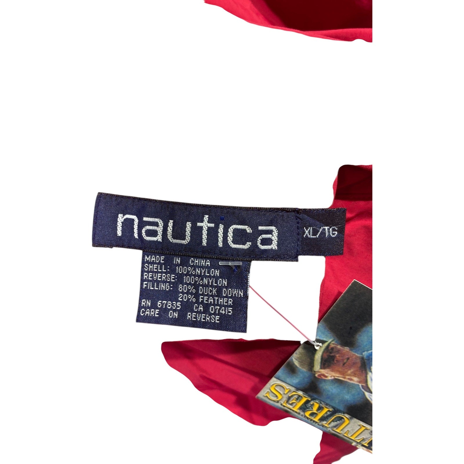 Vintage Nautica Full Zip Puffer Jacket