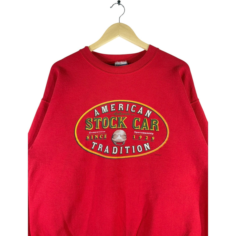 Vintage Stock Car American Tradition Spellout Crewneck