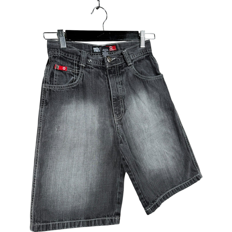 Vintage Women's Southpole Faded Baggy Denim Shorts 10