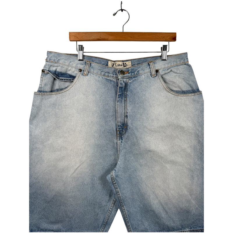 Vintage Straight Leg Bermuda Denim Jeans Shorts 42