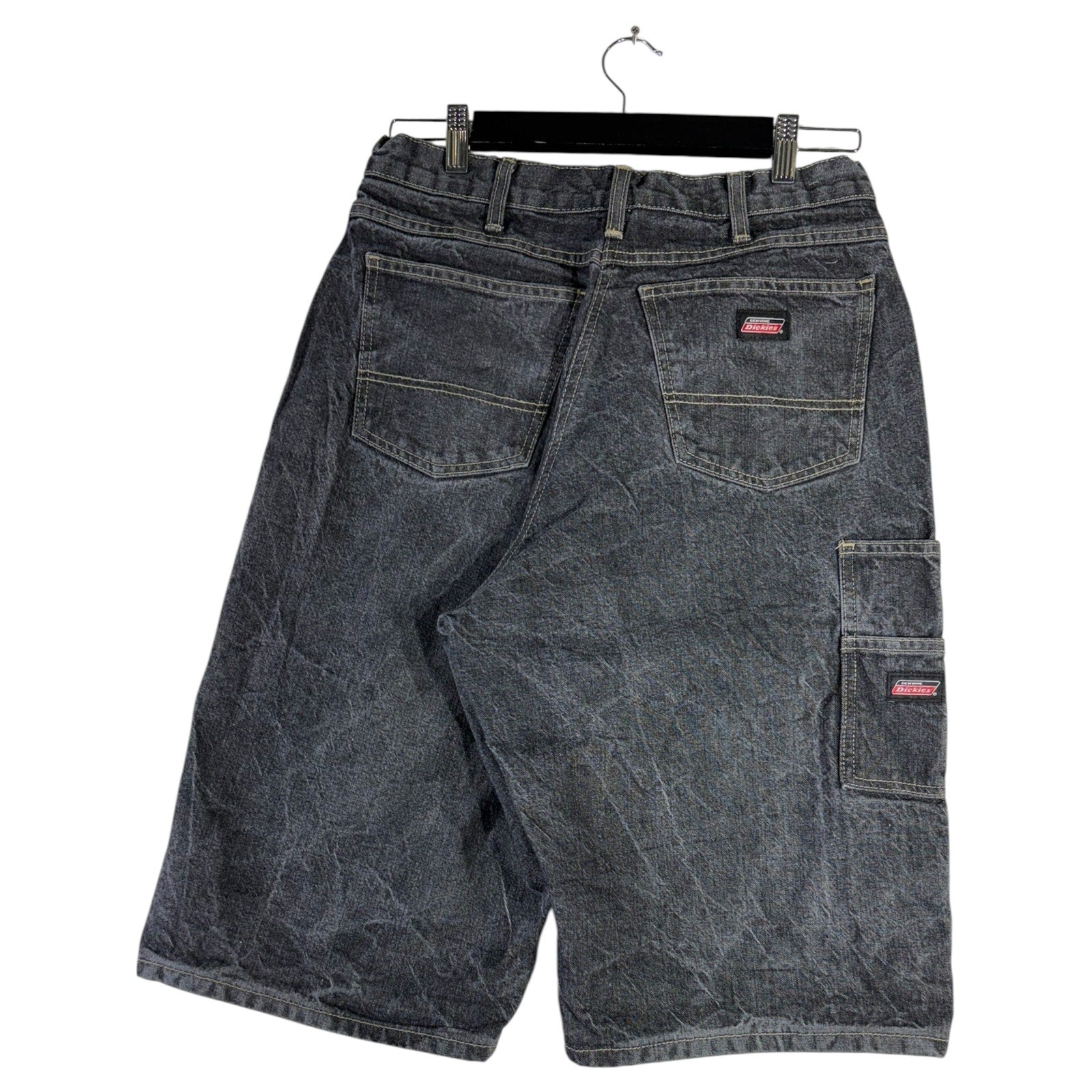 Y2K Dickies Stone Washed Carpenter Denim Shorts 34x15