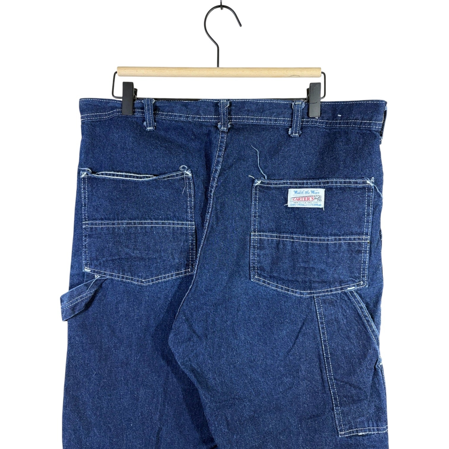 Vintage Carters Denim Carpenter Shorts 36