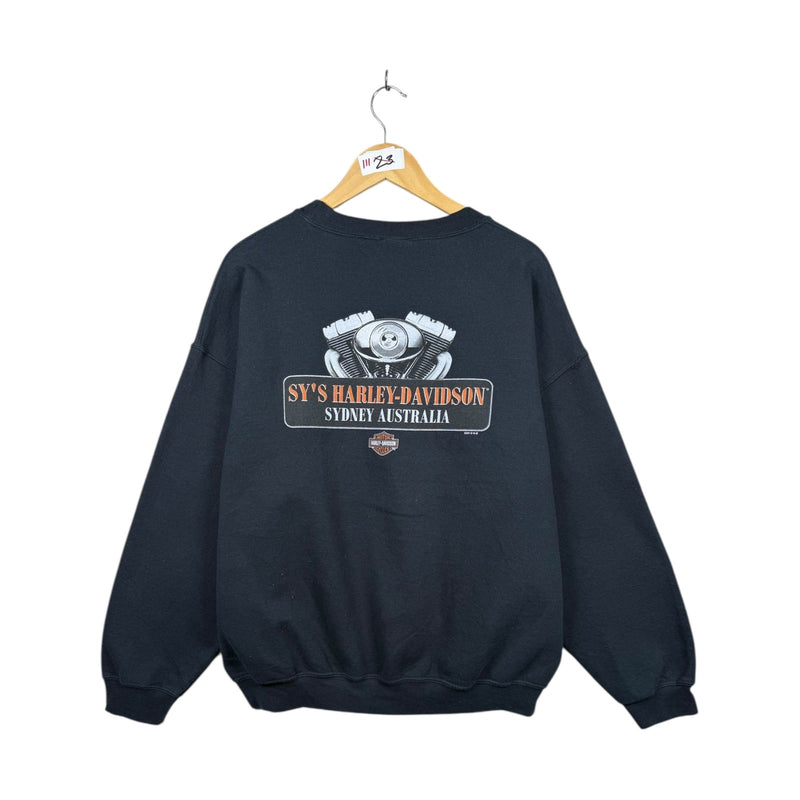 Vintage Harley Davidson SY’s Sydney Engine Graphic Crewneck
