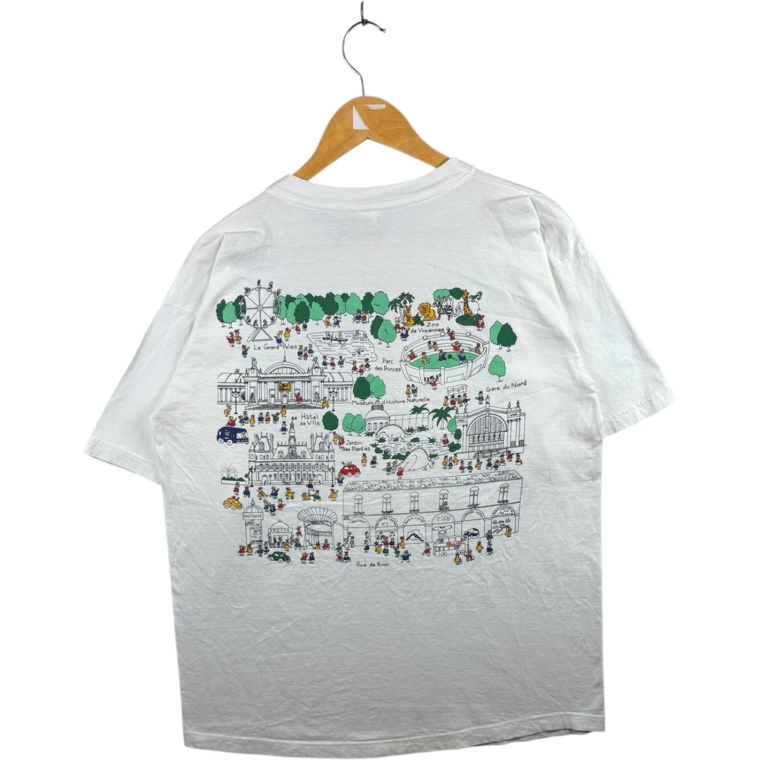 Vintage Paris City Graphic T-Shirt
