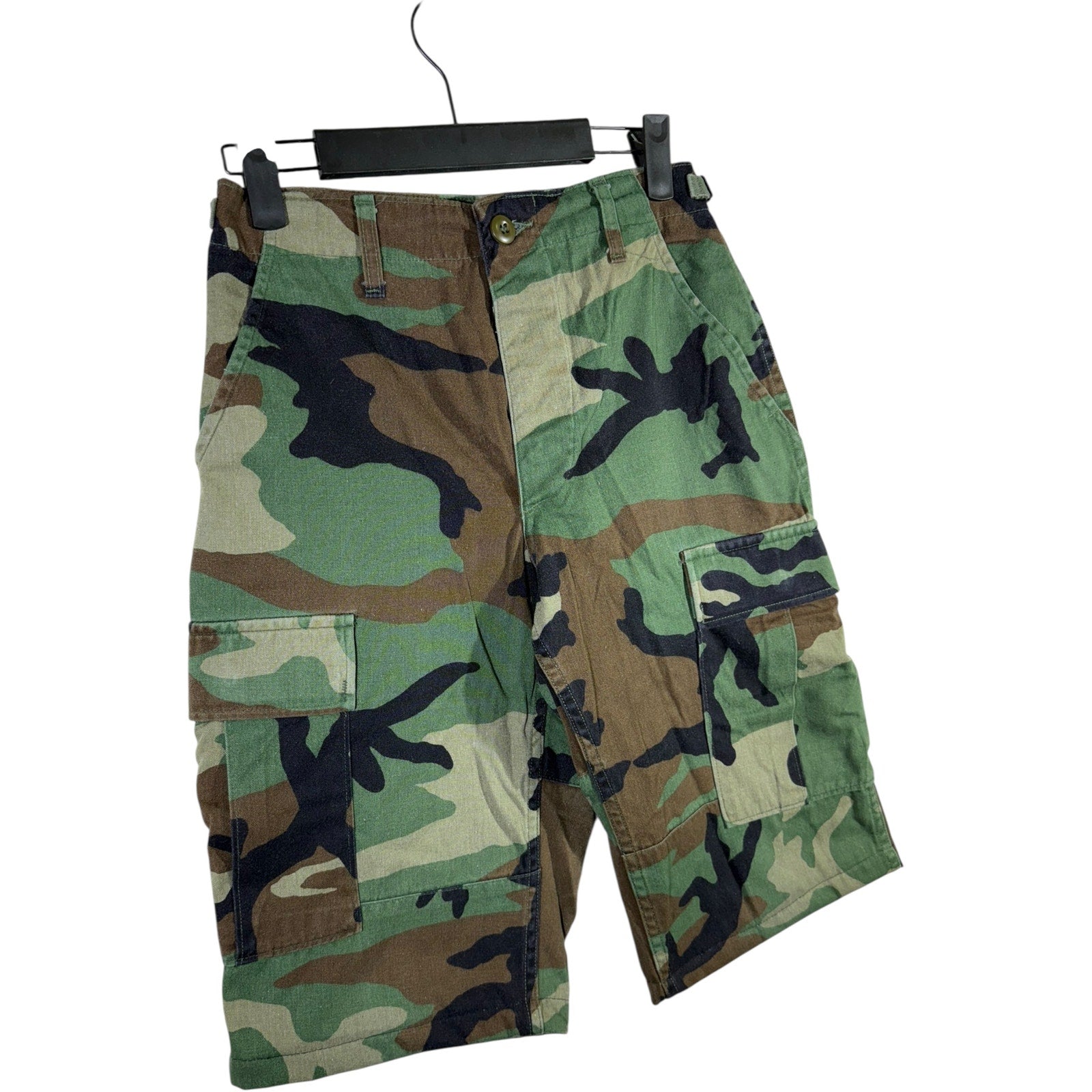 Vintage Cargo Camouflage Utility Shorts