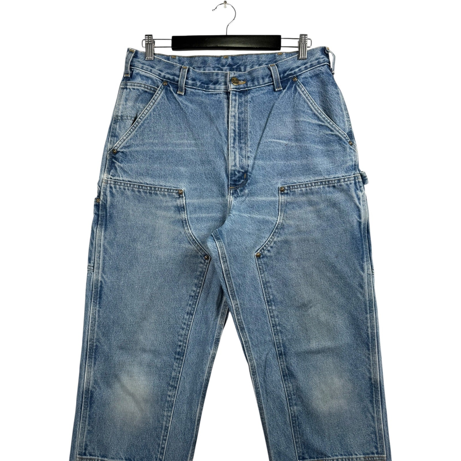 Vintage Carhartt Loose Straight Double-Front Denim Jeans 34x34