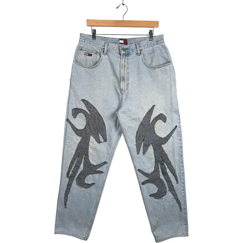 Vintage Tommy Jean Straight Leg Denim Jeans 36