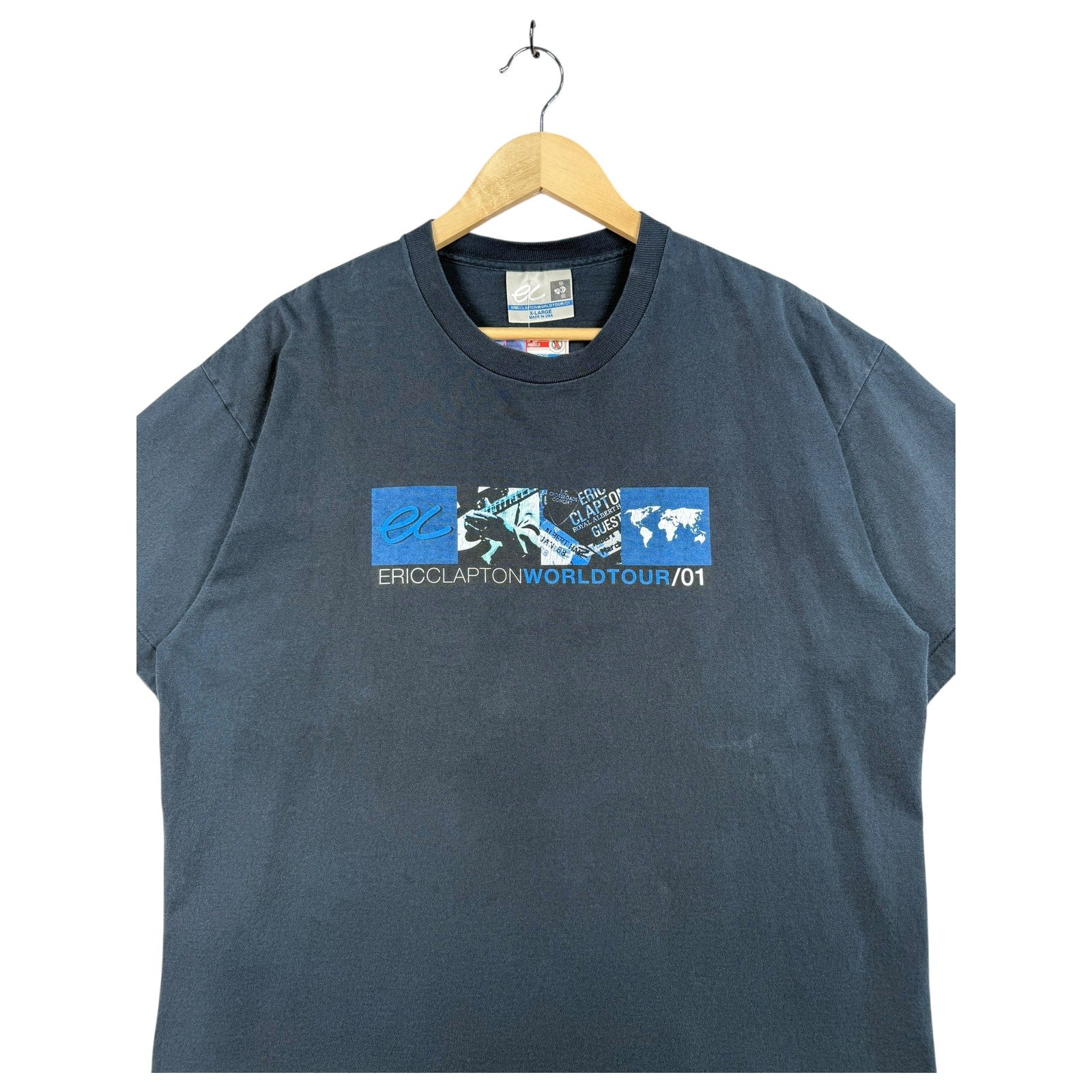 Vintage Eric Clapton World Tour /01 Graphic T-Shirt