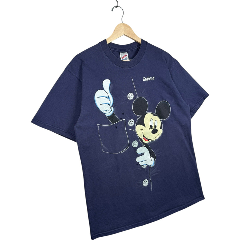 Vintage Mickey Mouse Shirt Print Indiana T-Shirt
