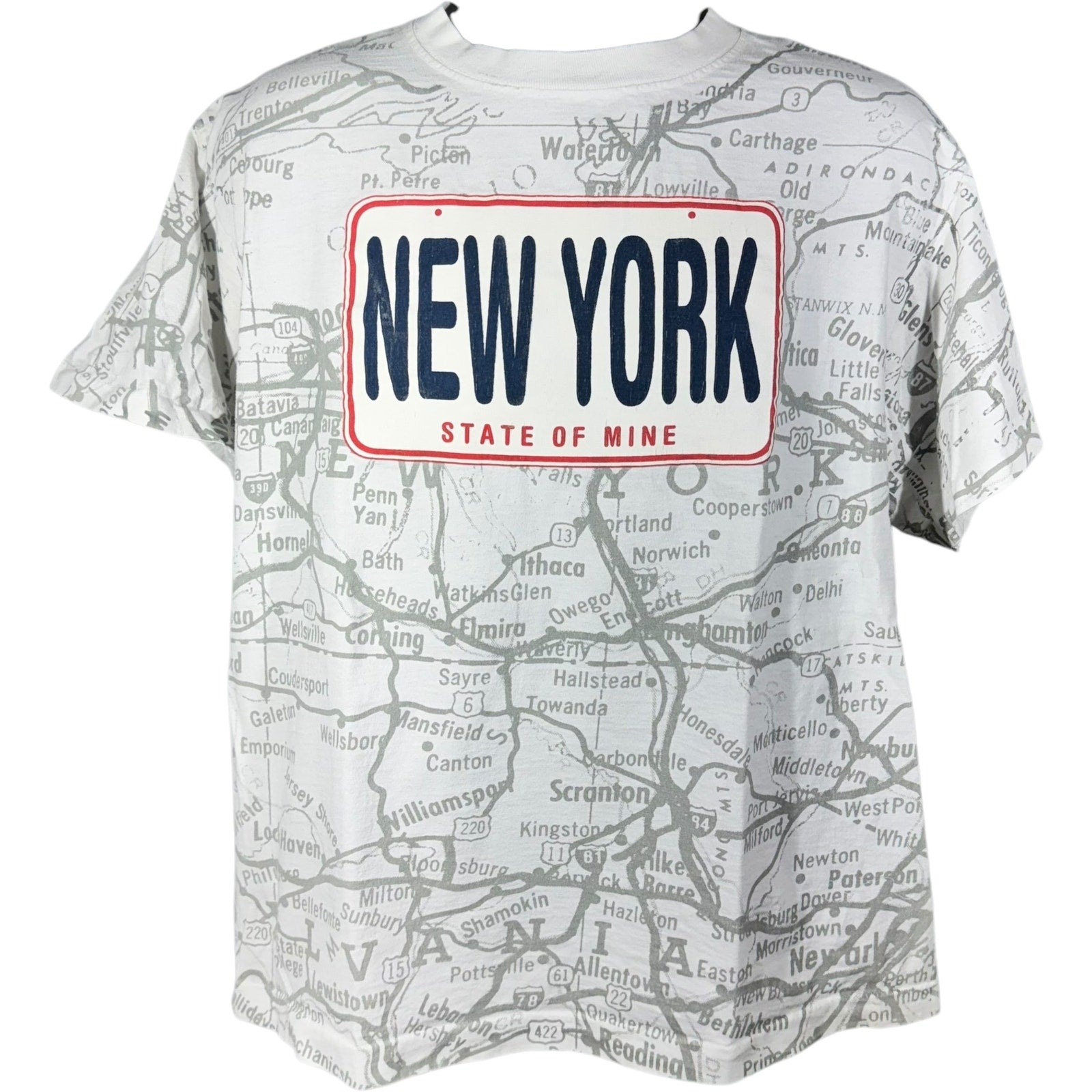 Vintage Map store AOP Tee