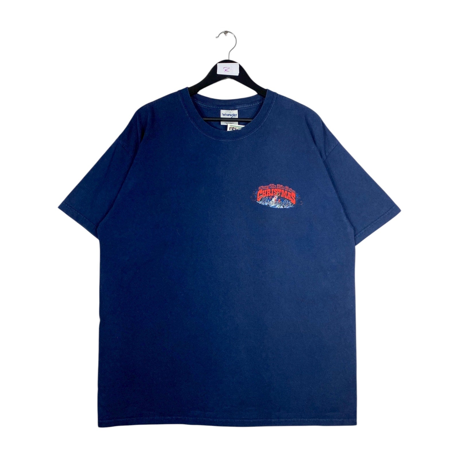 Vintage Wrangler Christmas Graphic Print T-Shirt