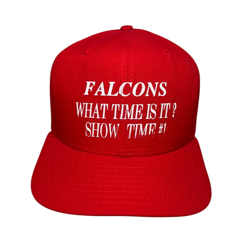Vintage Atlanta Falcons Graphic Print Snapback Hat