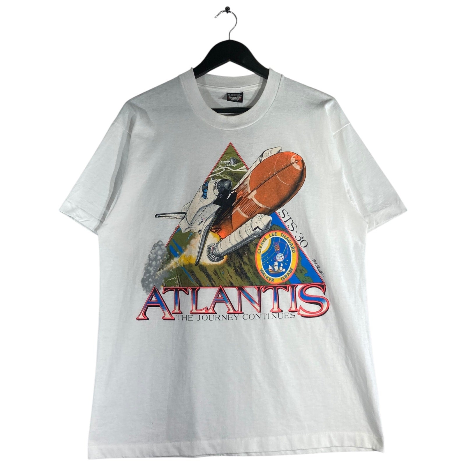 Vintage NASA Atlantis STS-30 Space Shuttle T-Shirt