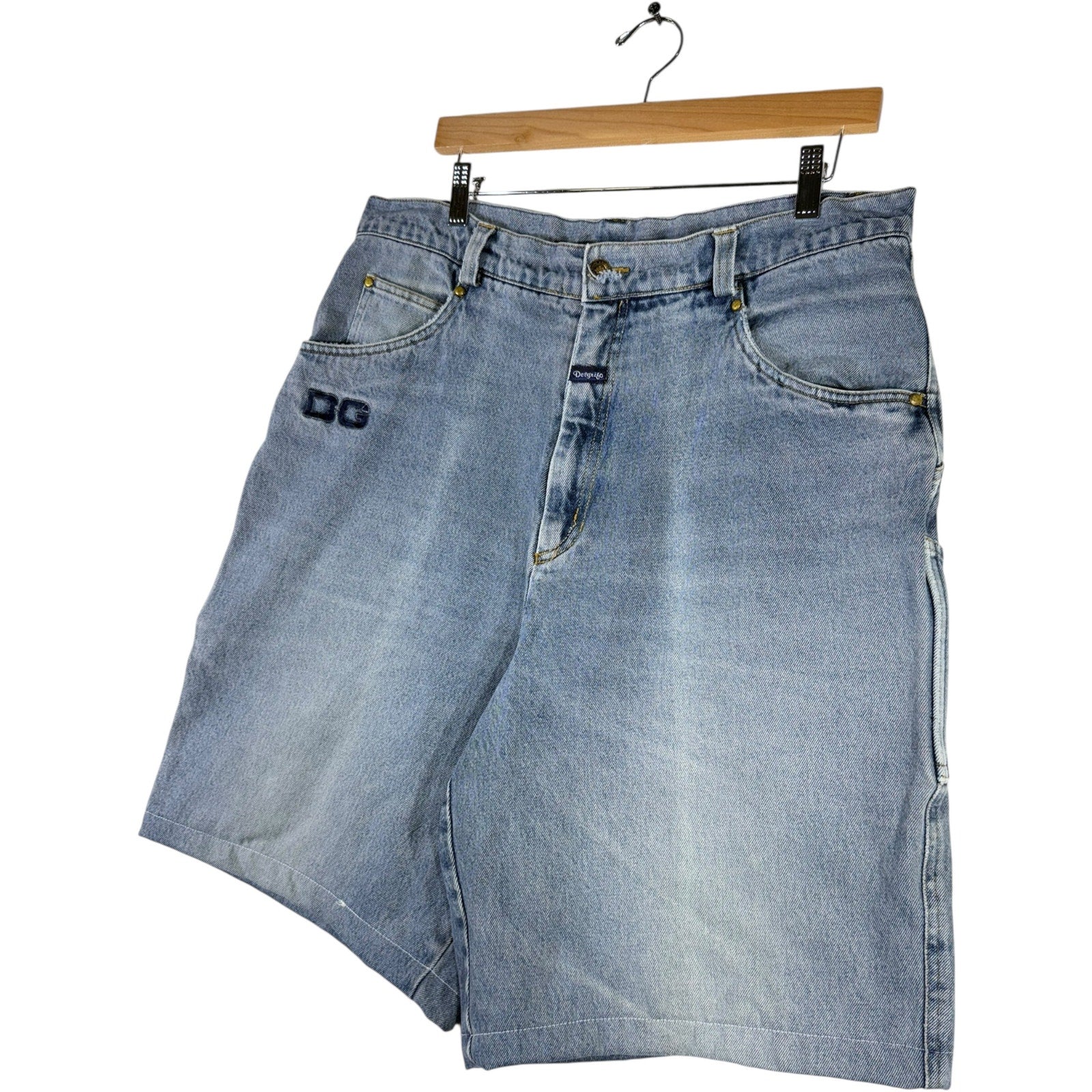 Vintage Delgrifo Italy Denim Carpenter Shorts 35