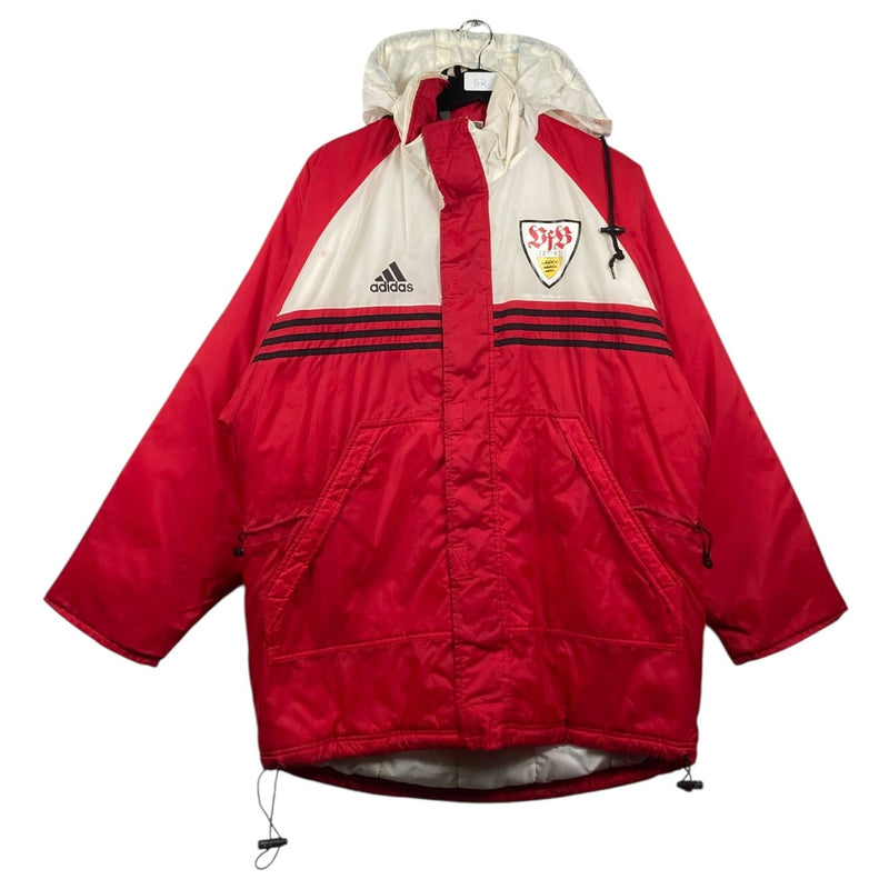 Vintage Adidas VfB Stuttgart Bundesliga Hooded Windbreaker
