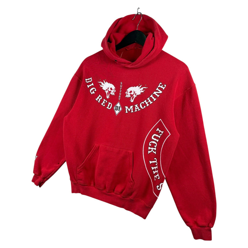 Vintage Big Red Machine 81 Print Hoodie