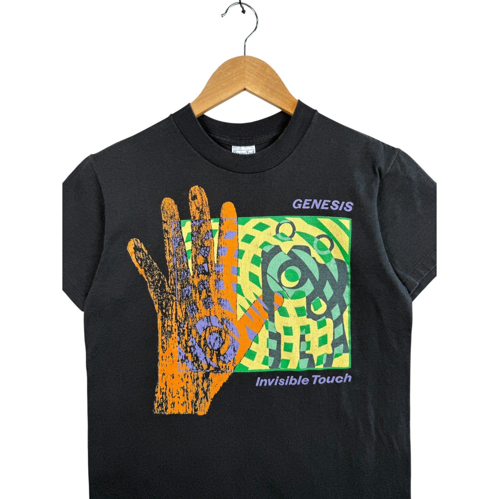 Vintage Spring Ford Genesis Invisible Touch Tour 1986 T-Shirt